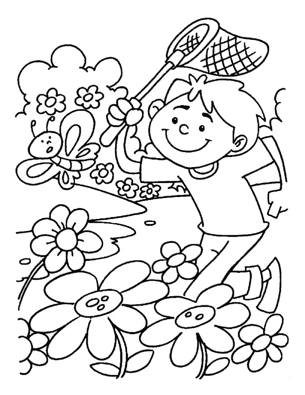 612x792 Best Quality Printable Spring Break Coloring Pages