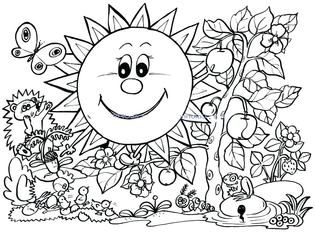 1024x753 Coloring Pages Spring Break Coloring Pages Spring Break Coloring