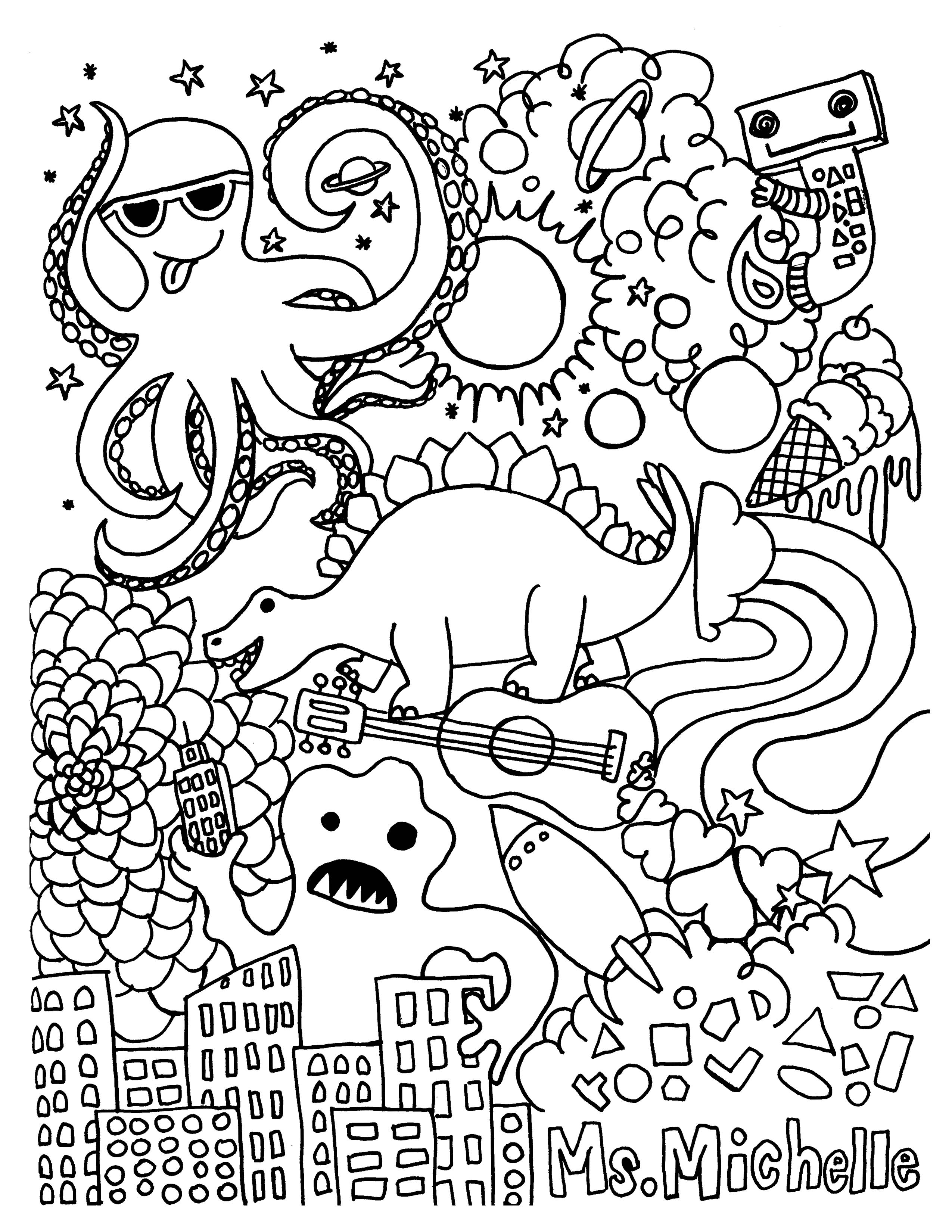 Spring Coloring Pages For First Grade
