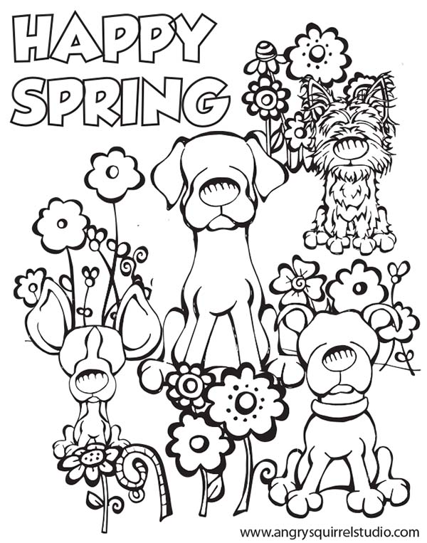 600x763 Attractive Inspiration Spring Coloring Pages Printable For Adults