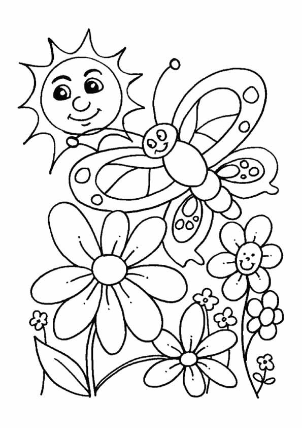 595x842 Coloring Spring Coloring Pages For Older Students