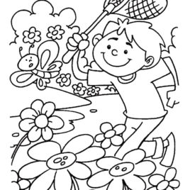 268x268 Spring Coloring Pages For Preschoolers Cooloring Spring Coloring