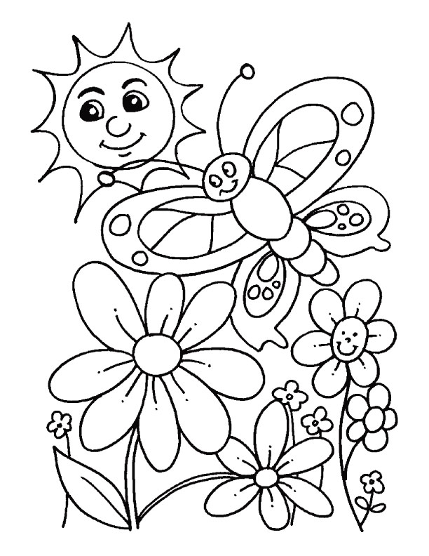612x792 Spring Coloring Pages Give The Best Coloring Pages