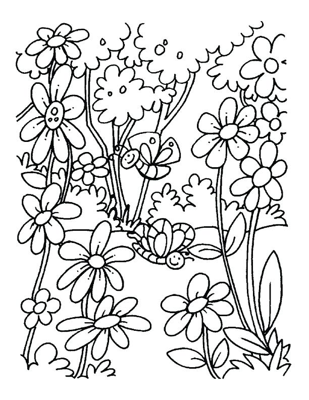 612x792 Spring Coloring Page Gallery Of Spring Coloring Page Spring
