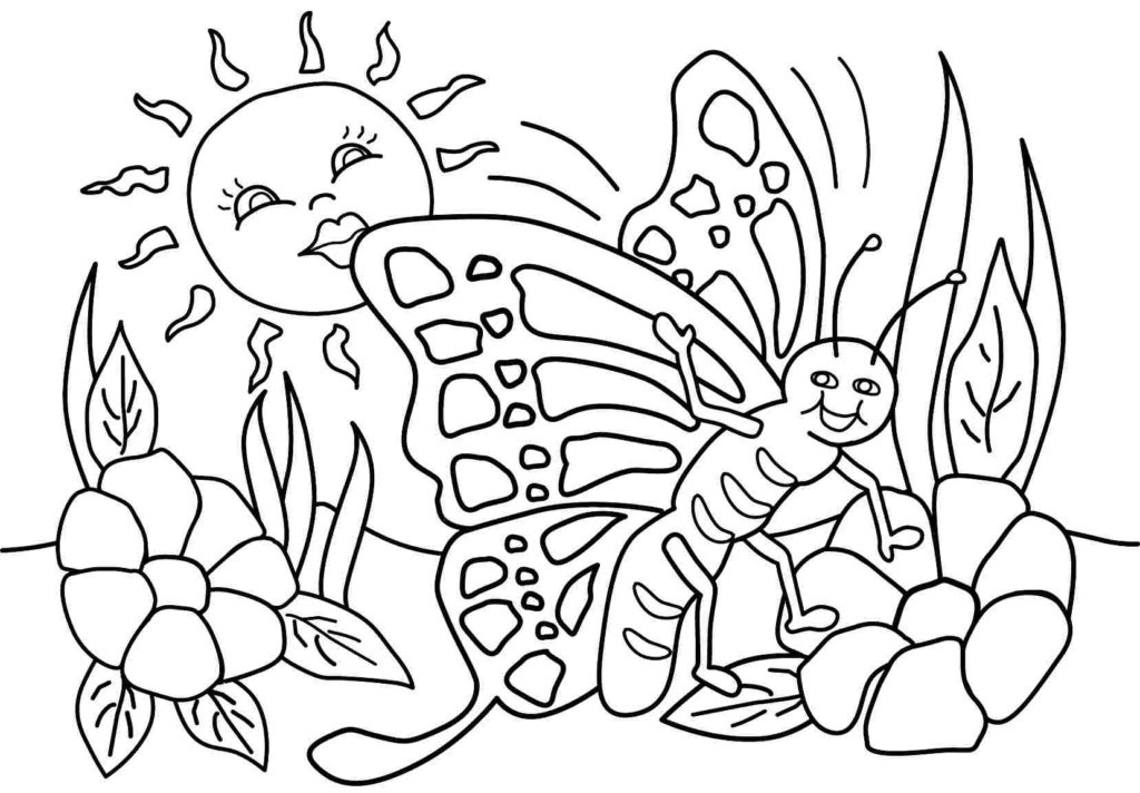 1024x712 Spring Coloring Page Luxury Spring Coloring Sheets Pdf Coloring
