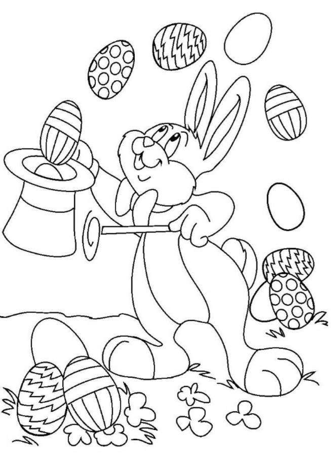 653x900 Spring Easter Coloring Pages Color Bros