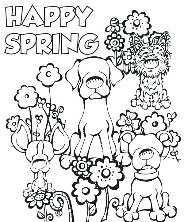 600x725 Tulips Print Color Craft Tulips Coloring Pages 1 Spring Flower