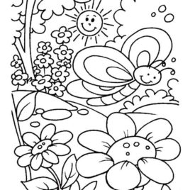 268x268 Spring Coloring Pages For Preschoolers Best Coloring Pages