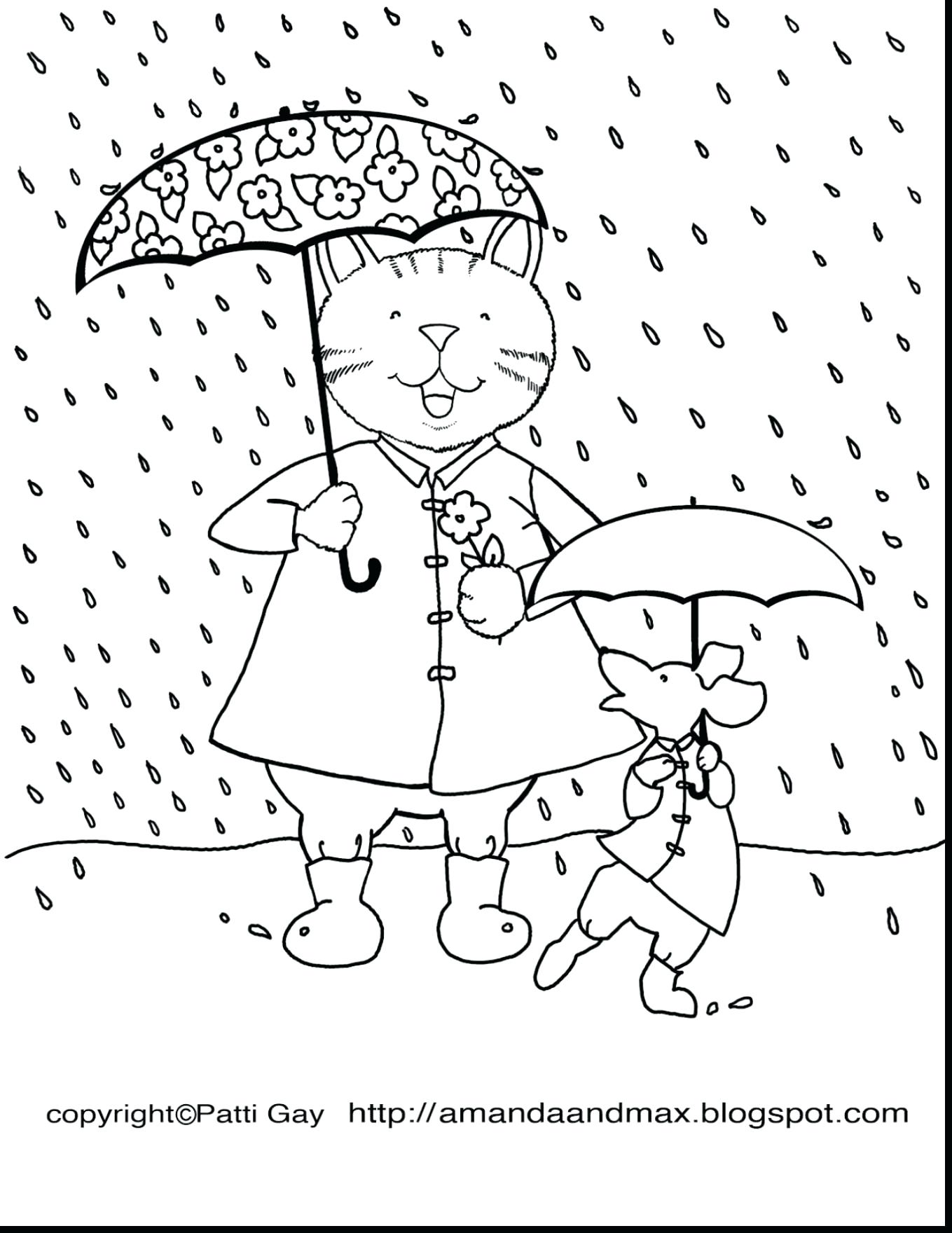 1359x1760 Ideas Of Spring Rain Coloring Pages For Coloring Pages Rainy Day