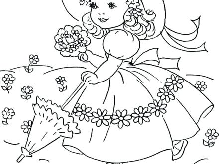 440x330 6 Spring Coloring Pages Free Printable Spring Coloring Page 002