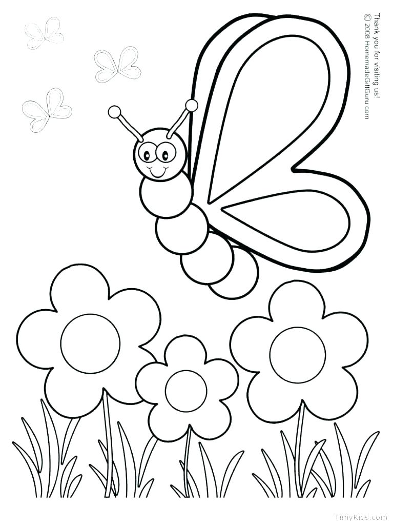 767x1024 Spring Coloring Pages Preschool Spring Themed Coloring Pages