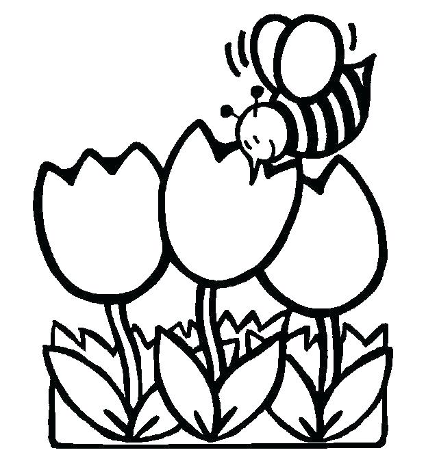 622x674 Spring Coloring Pages Printable Spring Coloring Worksheets Spring