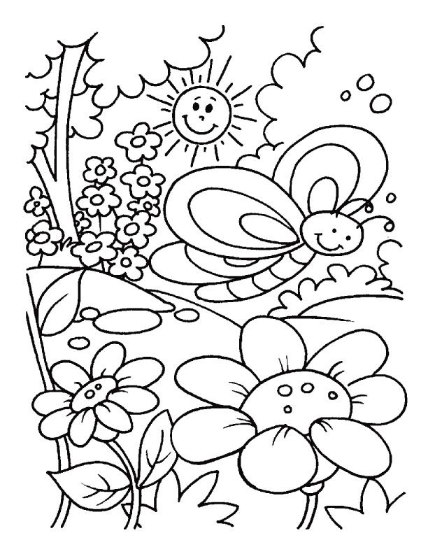 612x792 Free Printable Spring Coloring Pages Best 25 Spring Coloring Pages