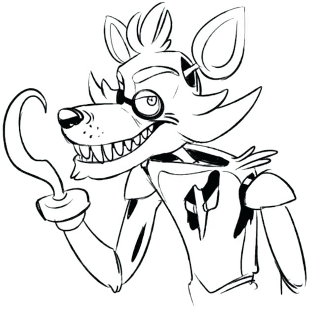 630x630 Fnaf Coloring Pages Springtrap Nightmare