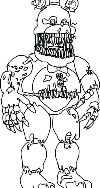 320x600 Five Nights At Freddys Coloring Sheets Five Nights At Printable