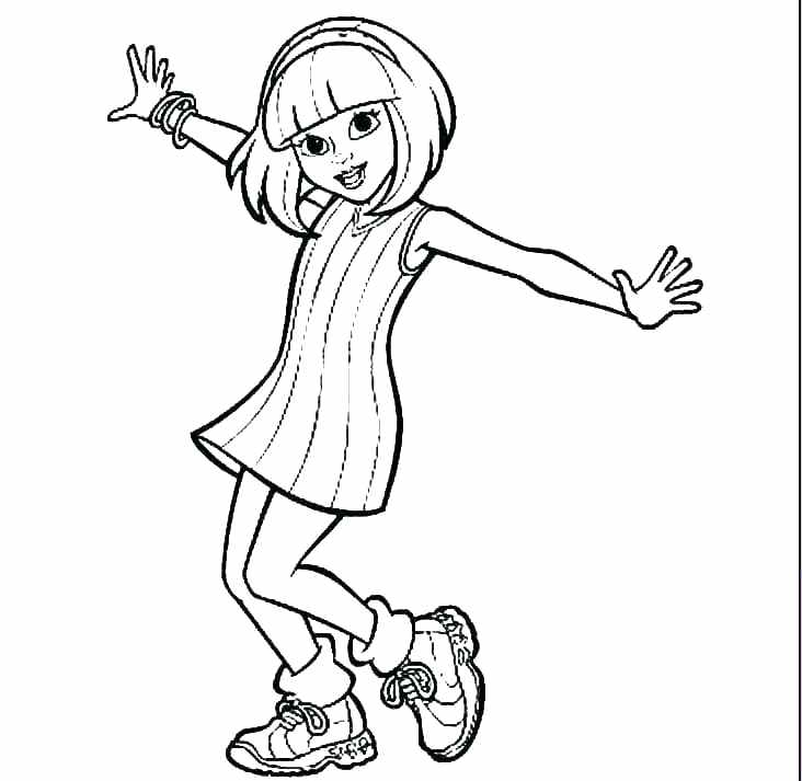 732x713 Tv Coloring Pages Sprout Coloring Pages Together With Coloring