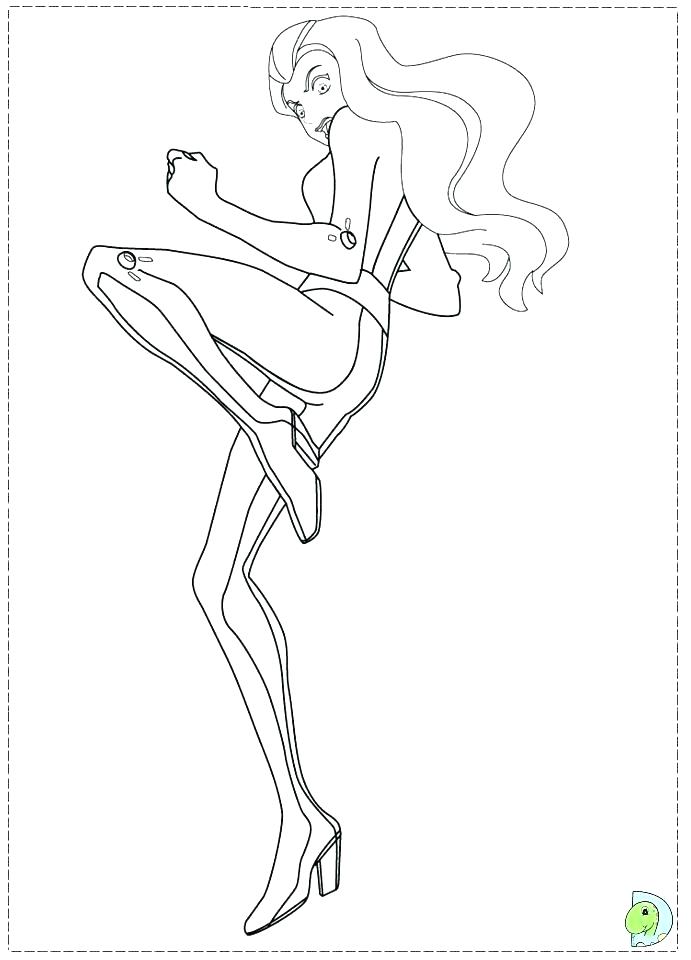 691x960 Totally Spies Coloring Pages Totally Spies Coloring Pages Spy Kids