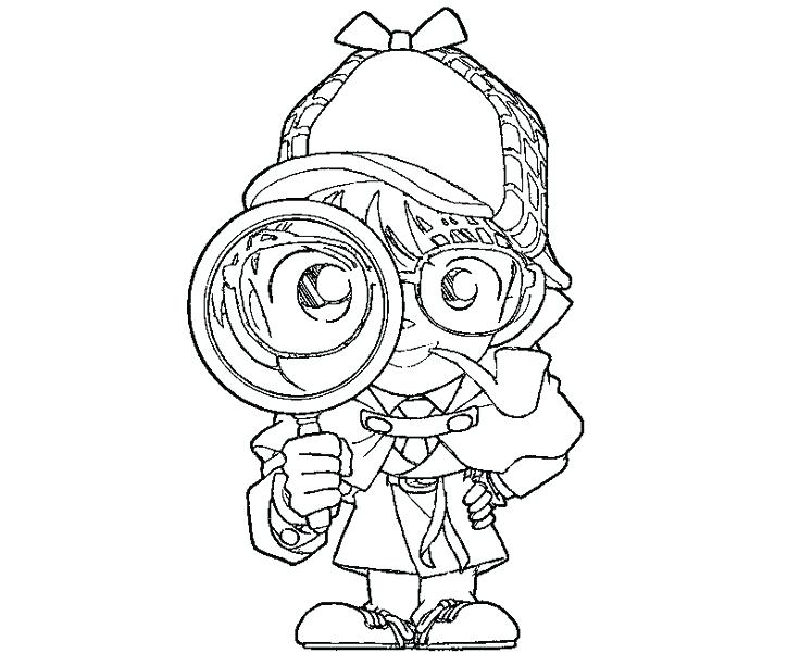 736x613 Idea Spy Kids Coloring Pages For 4 Detective Coloring Page 33