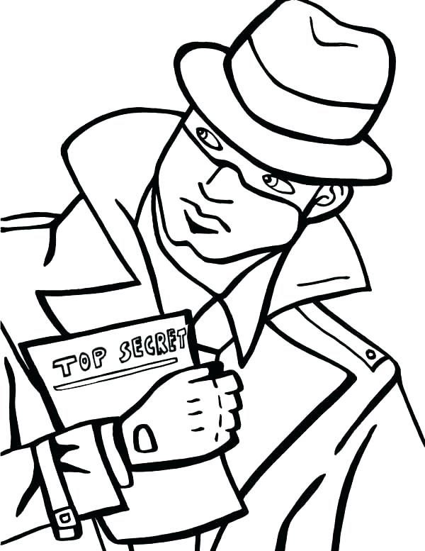 600x777 Spy Kids Coloring Pages Fresh Spy Kids Coloring Pages And Spy