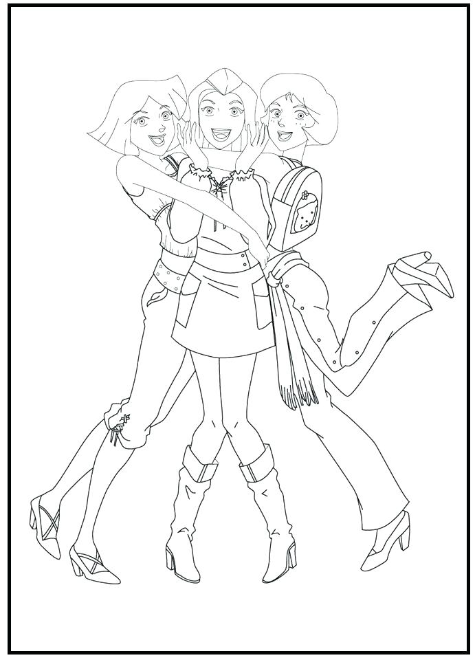 691x960 Spy Kids Coloring Pages Spy Kids Coloring Pages Totally Spies