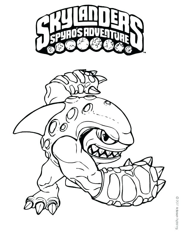 615x795 Stunning Ideas Skylanders Coloring Pages New Spyro Coloring Page