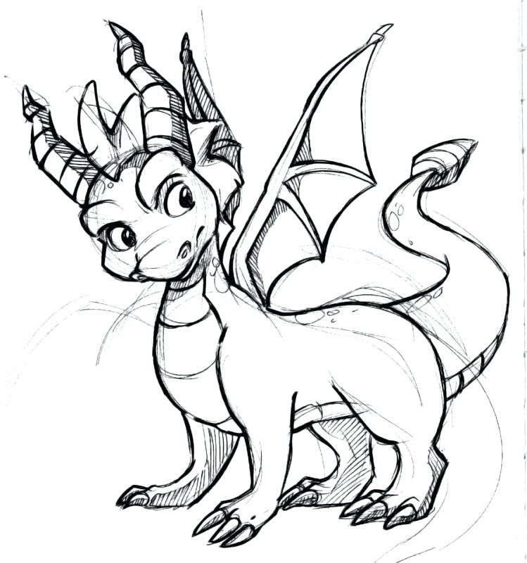 749x800 Coloring Pages Of Spyro The Dragon Chaihuthuytinh Com