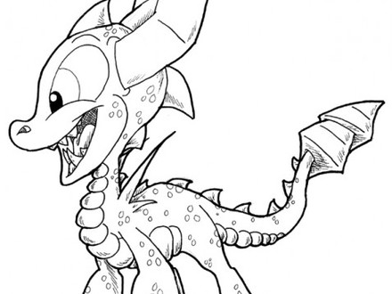 440x330 Skylanders Spyro Coloring Pages Learn To Coloring, Spyro