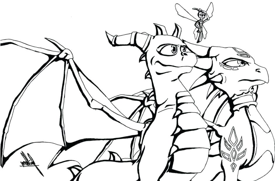940x621 Spyro Coloring Pages Dawn Of The Dragon By Mega Ram Spyro Coloring