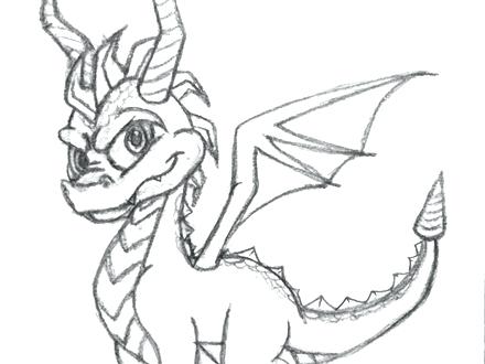 440x330 Spyro Coloring Pages The Dragon Free Colouring Pages Skylanders