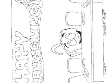 440x330 Spookley Coloring Pages A The Square Pumpkin Thanksgiving Coloring