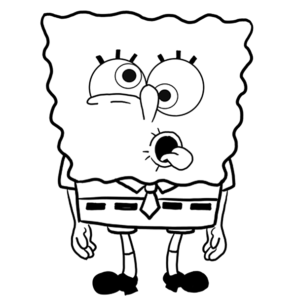 600x600 Free Printable Coloring Pages Spongebob Sponge Bob Square Pants