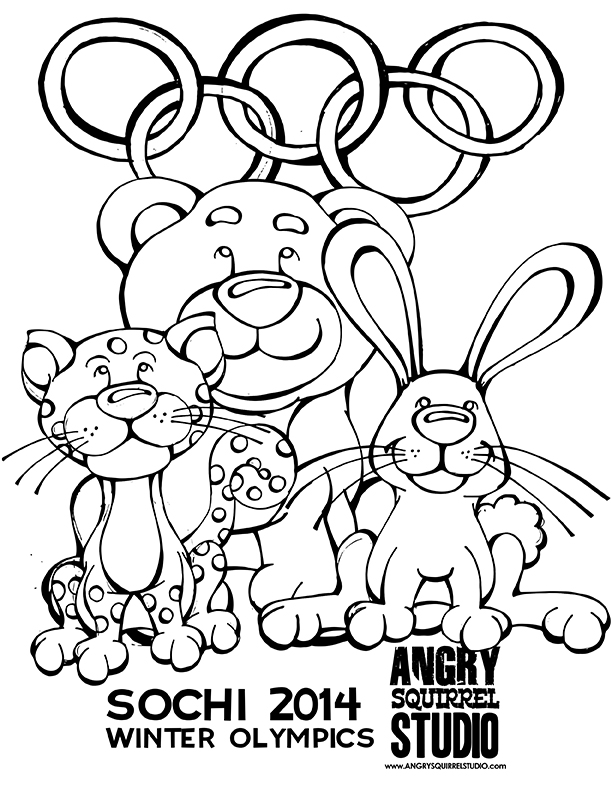 612x792 Olympics Coloring Pages For Preschool Winter Olympic