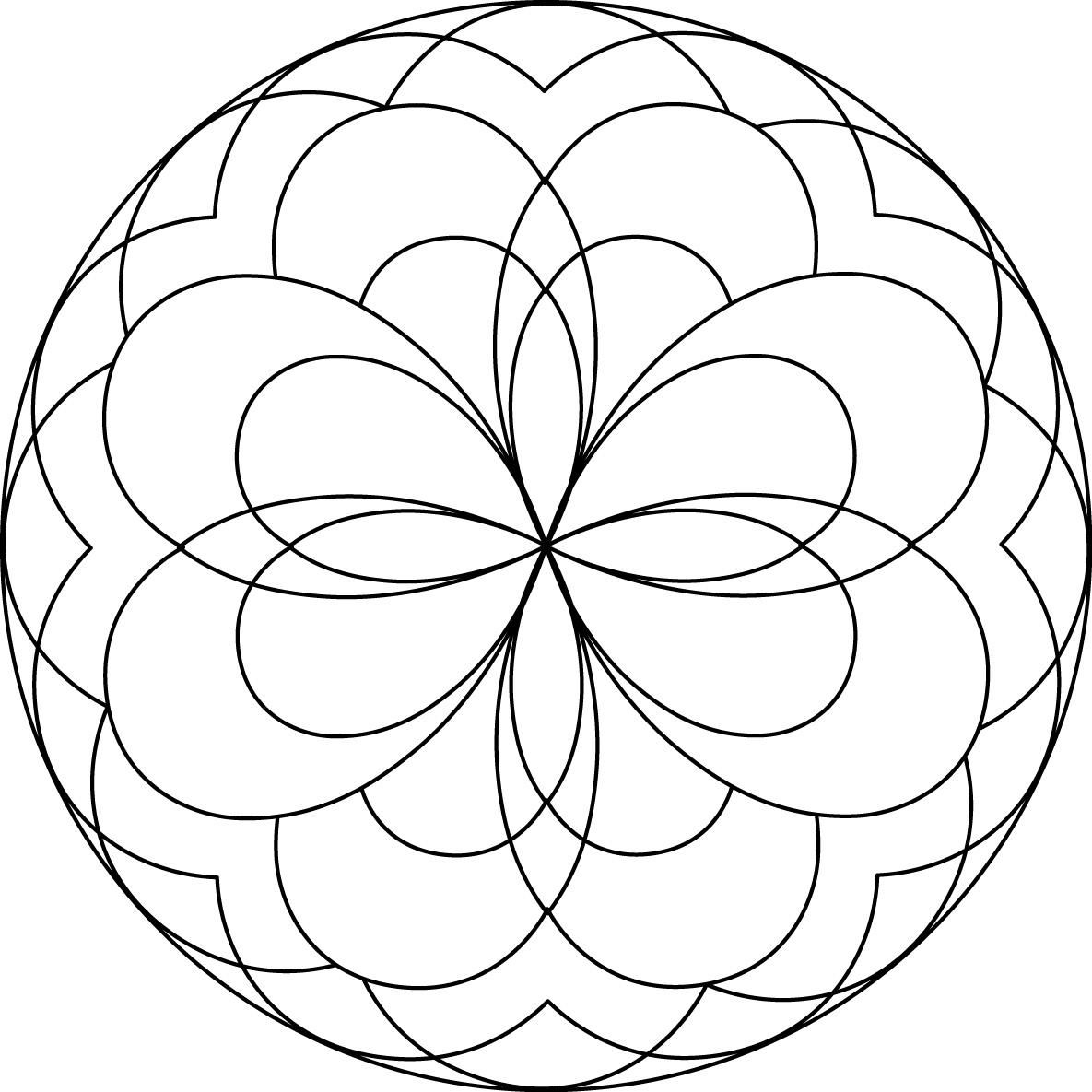 1185x1185 Awesome Mandala Coloring Pages For Kindergarten Collection