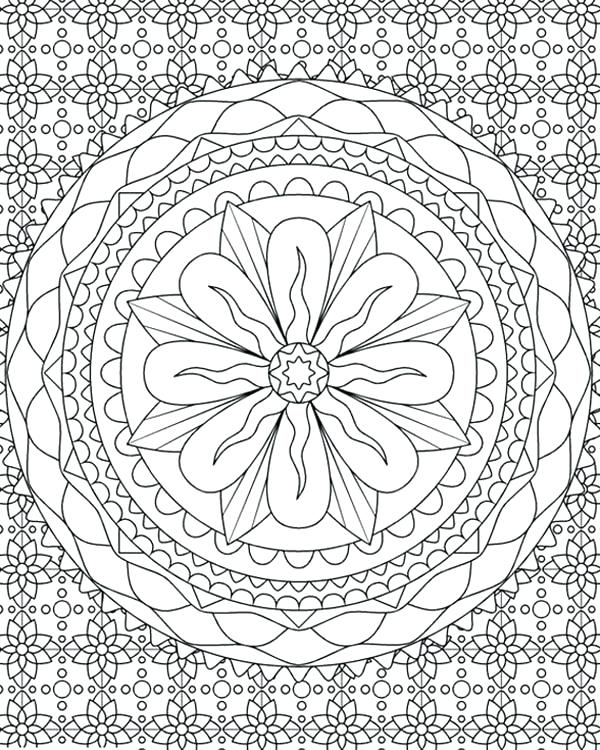 600x750 Moon And Stars Mandala Coloring Pages Square Shape Batch