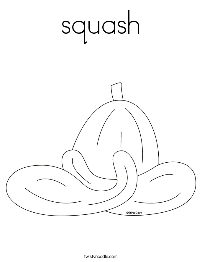 685x886 Squash, Coloring Sheets