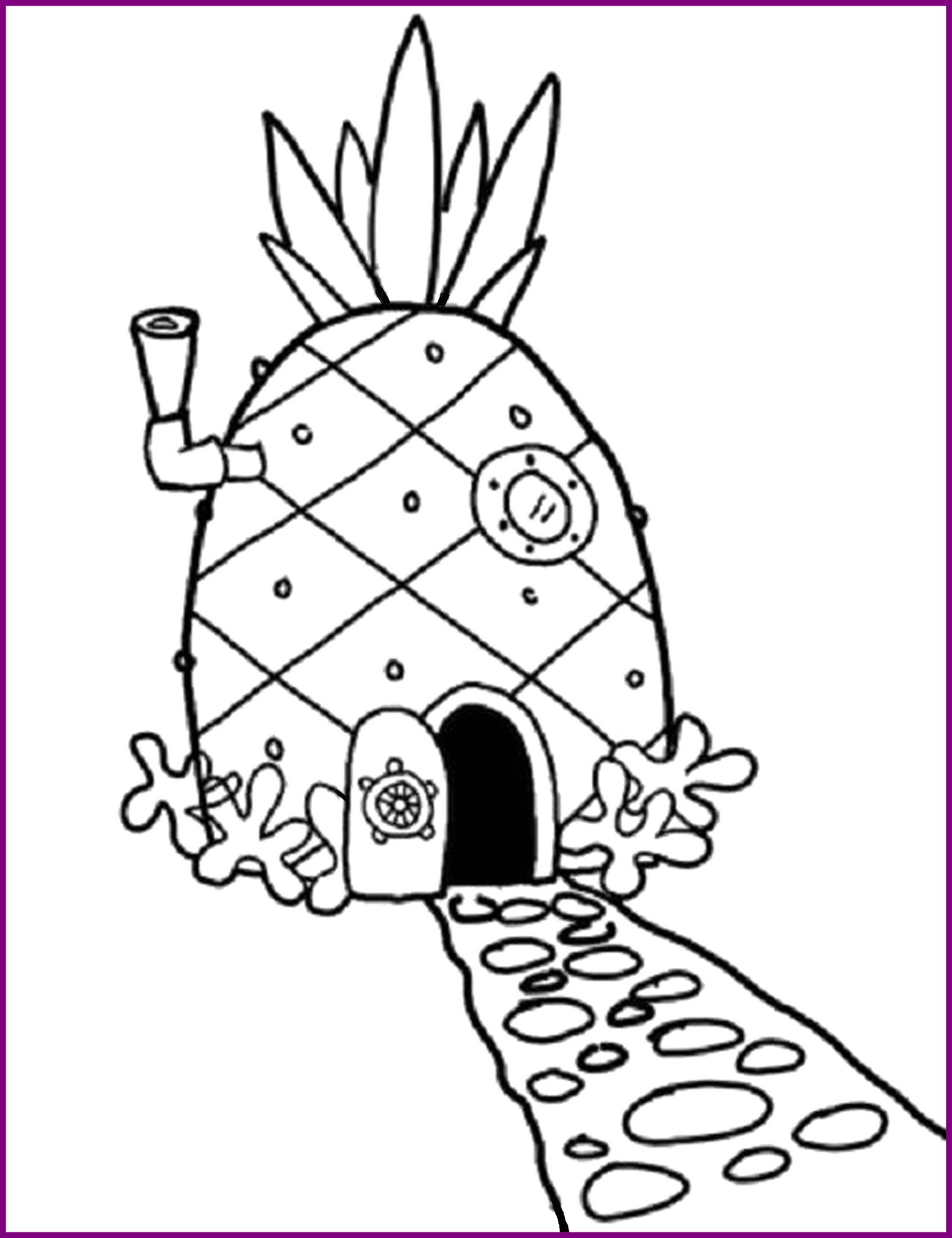 Squidward Coloring Pages