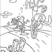 220x220 Squidward Coloring Pages