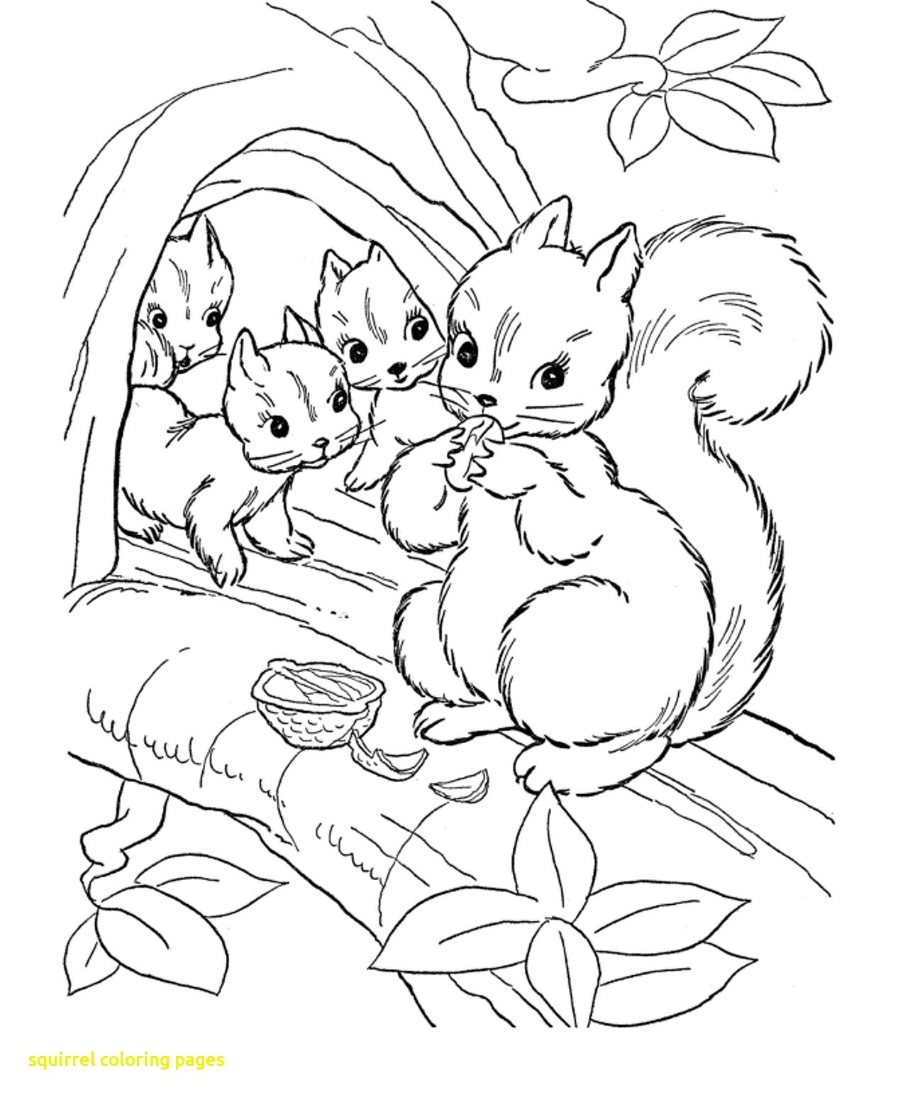 1266x1550 Squirrel Coloring Pages Squirrel Coloring Pages