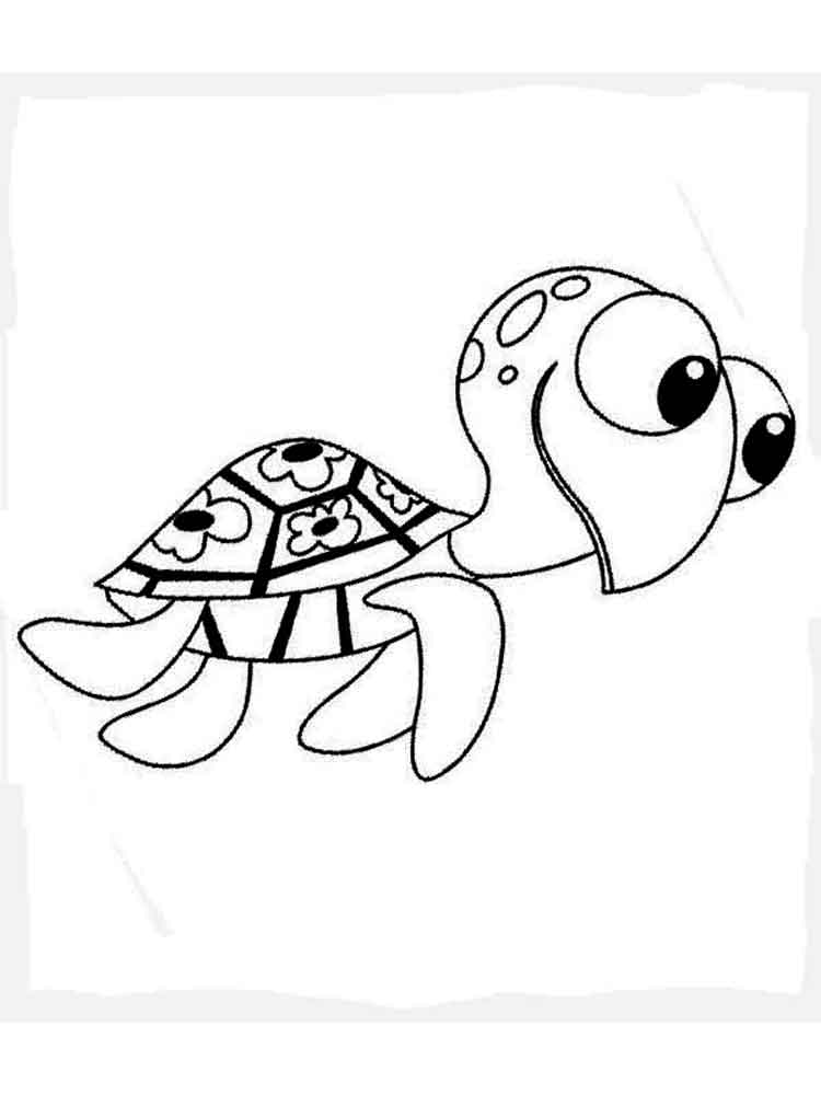 750x1000 Crush And Squirt Coloring Pages. Free Printable Crush And Squirt