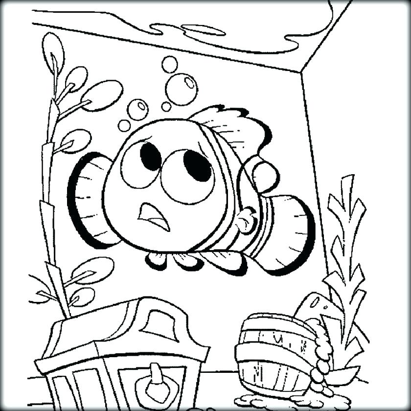 840x840 Finding Nemo Color Pages Finding Coloring Page Finding Coloring