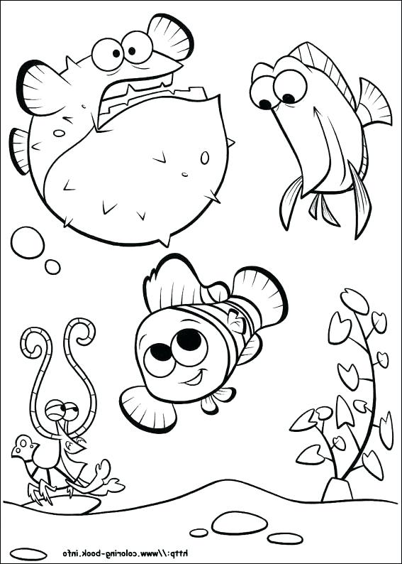 567x794 Nemo Coloring Pages Finding Coloring Page And Coloring Page