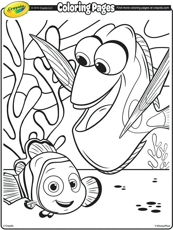 572x762 Nemo Coloring Pages Marlin Is Finding Coloring Page Free Online