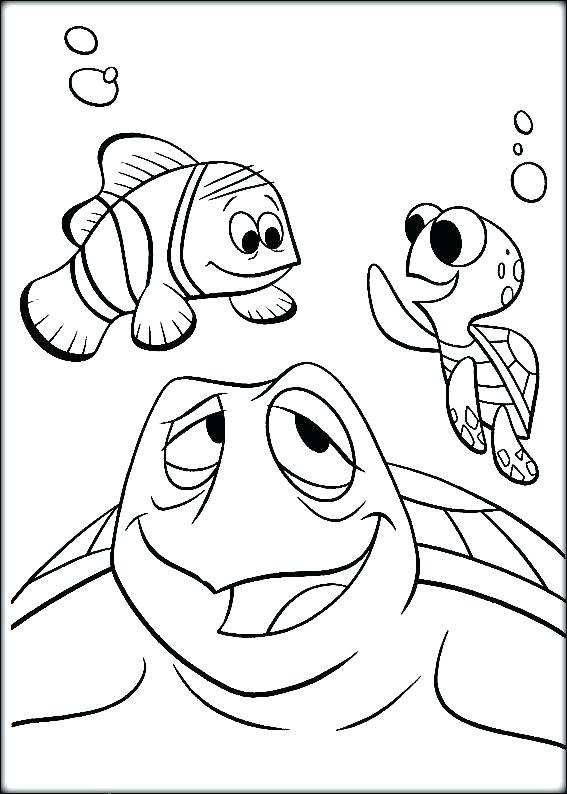 567x794 Finding Dory Coloring Book