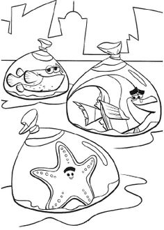 236x330 Squirt Coloring Finding Nemo Page Squirt
