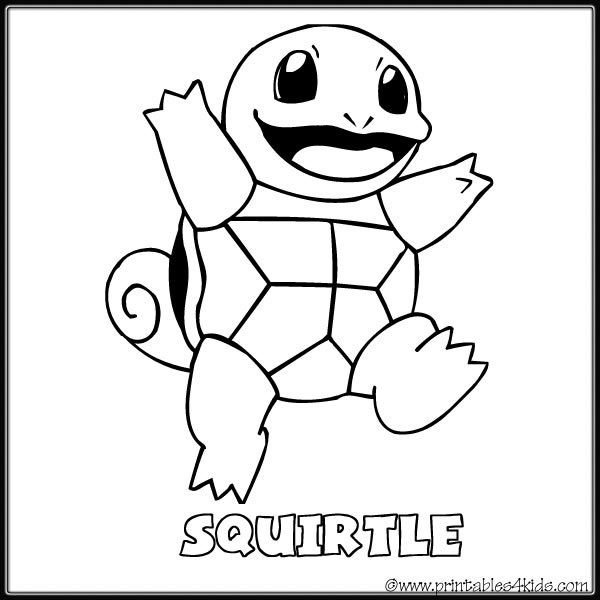 600x600 Squirtle Coloring Page Elegant Pages Coloring Squirtle Pokemon