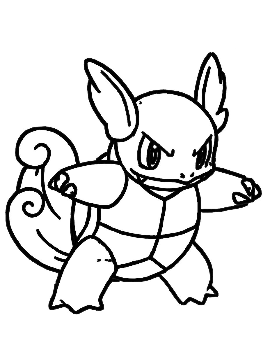 928x1200 Squirtle Coloring Page Paginone Biz Inside