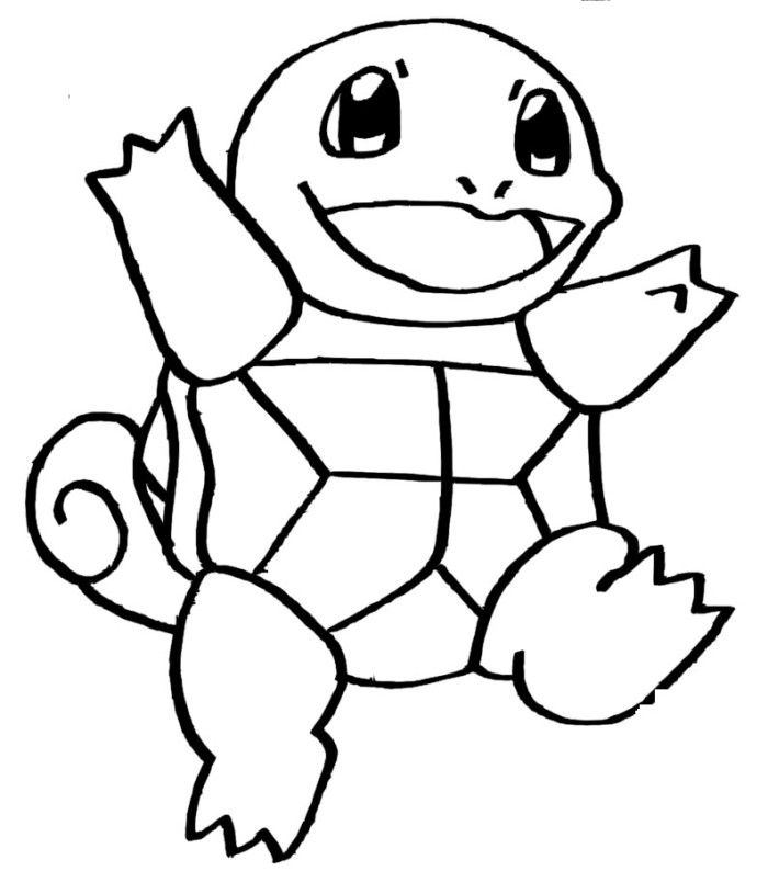 700x794 Squirtle Coloring Pages