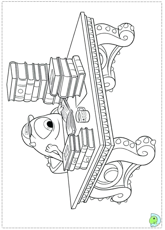 691x960 Monsters University Squishy Coloring Pages Page