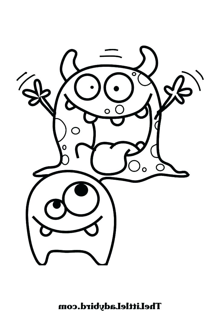 728x1029 Monsters University Squishy Coloring Pages