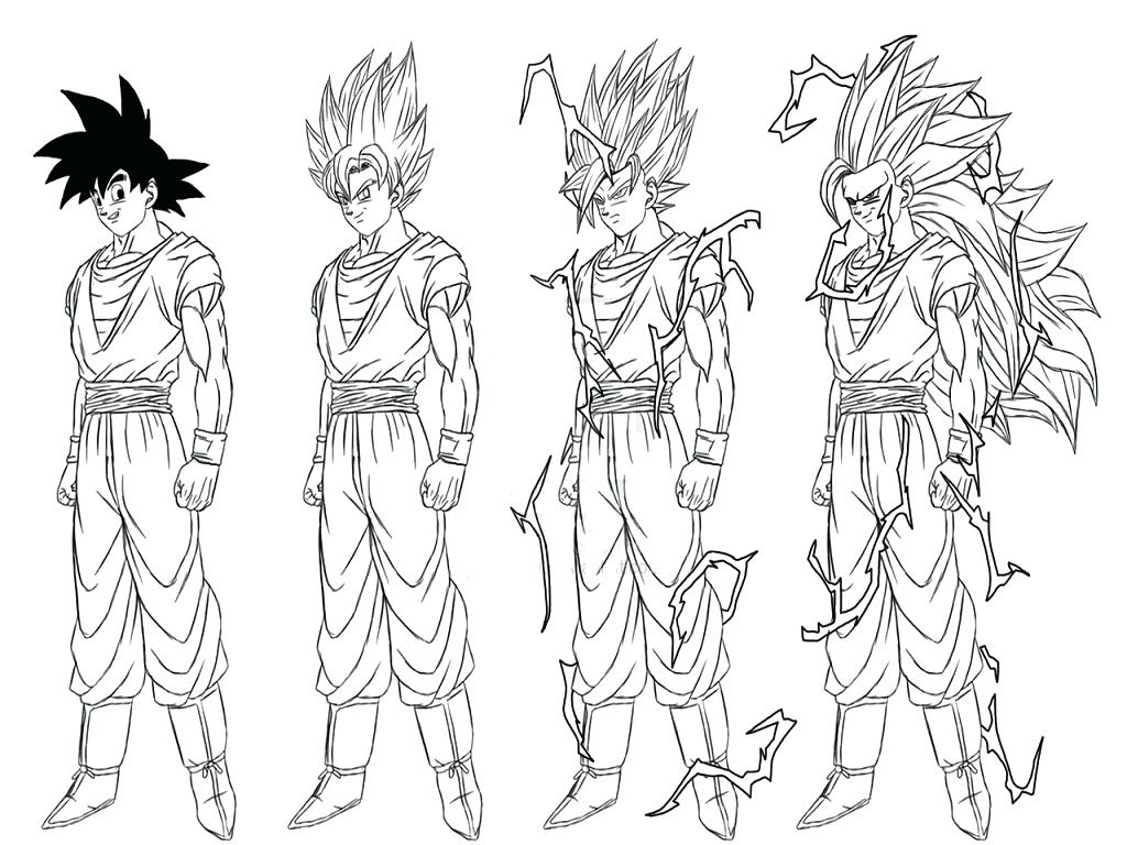 1024x768 Goku Coloring Pages Download Free Coloring Amp Printable Pages